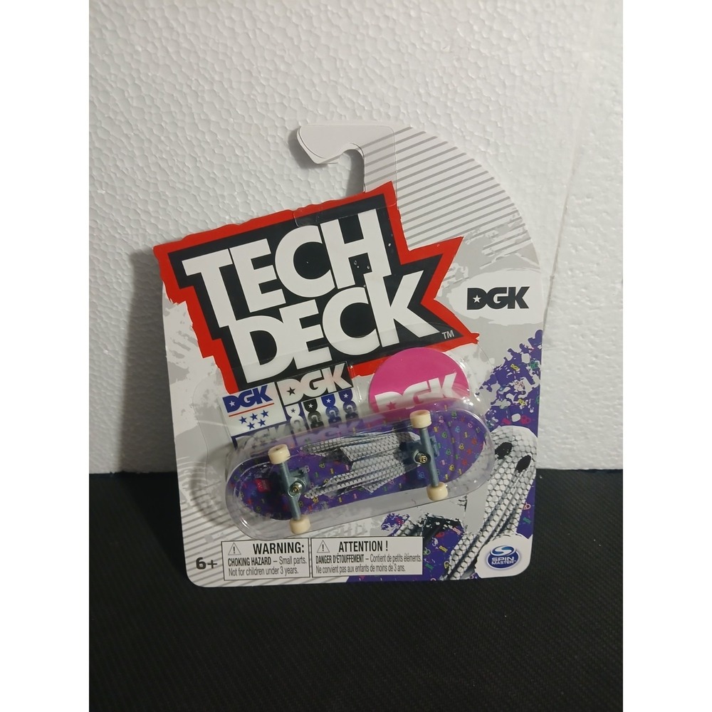 Tech Deck DGK Boo Johnson Ghosted Purple Ghost Fingerboard Skateboard